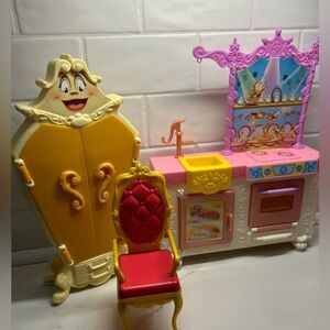 Disneys beauty and the beast castle dollhouse furniture